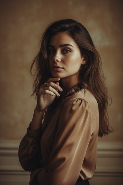 Golden Era Cinematic Portrait